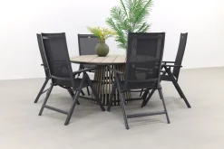 Hartman Milaan/GI Trinxa verstelbare ronde tuinset - 148 cm.