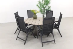Hartman Milaan/GI Trinxa verstelbare ronde tuinset - 148 cm.