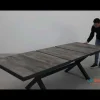 Hartman Milaan/Ottowa 205-265x100 cm. - 7-delige verstelbare tuinset