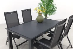 Hartman Napoli/Alma 160 cm. tuinset - 5-delig verstelbaar