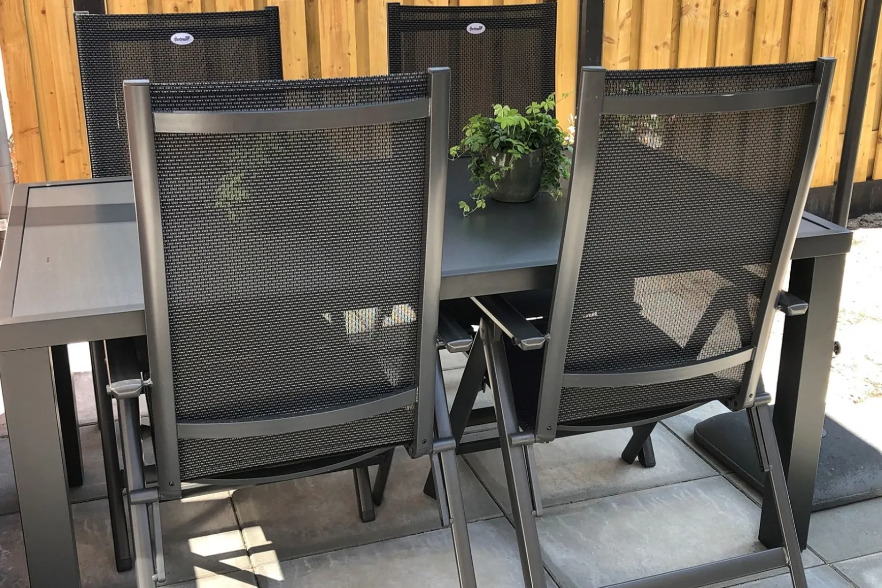 Hartman Napoli/Alma 160 cm. tuinset - 5-delig verstelbaar