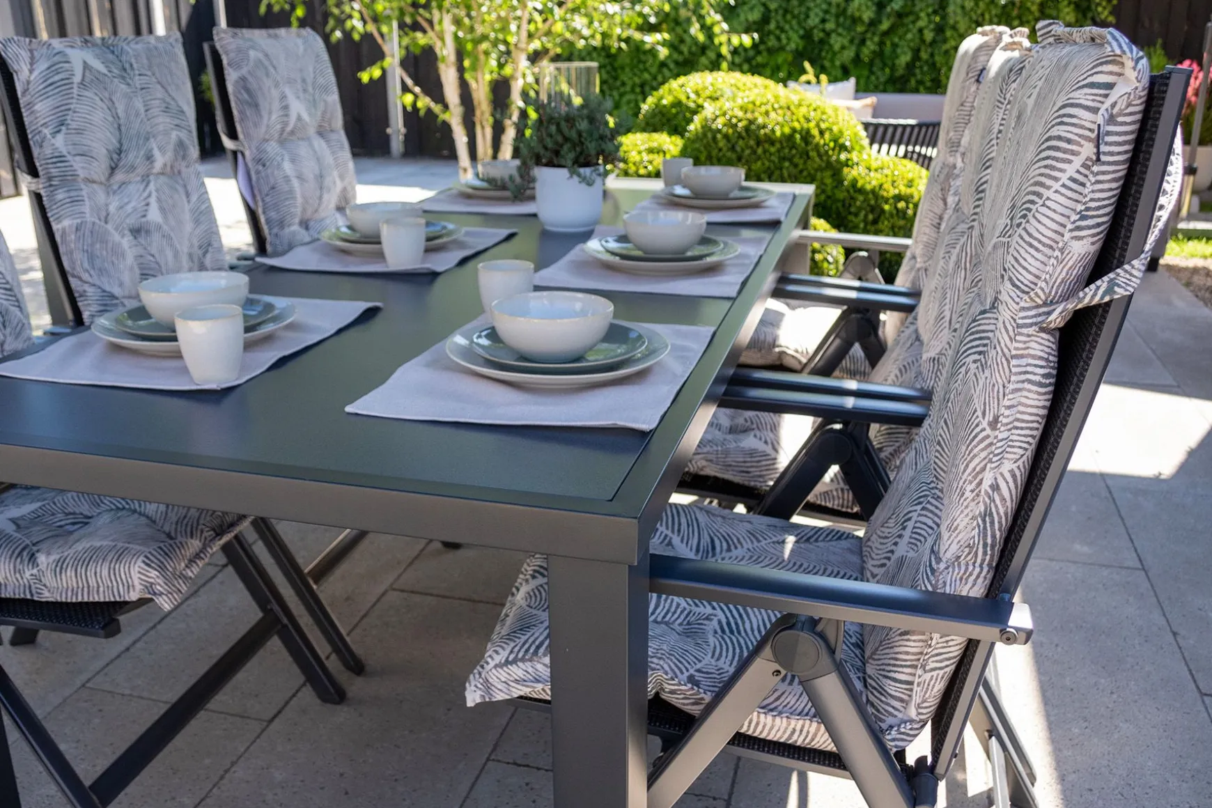 Hartman Napoli/Alma 210 cm. tuinset - 7-delig verstelbaar