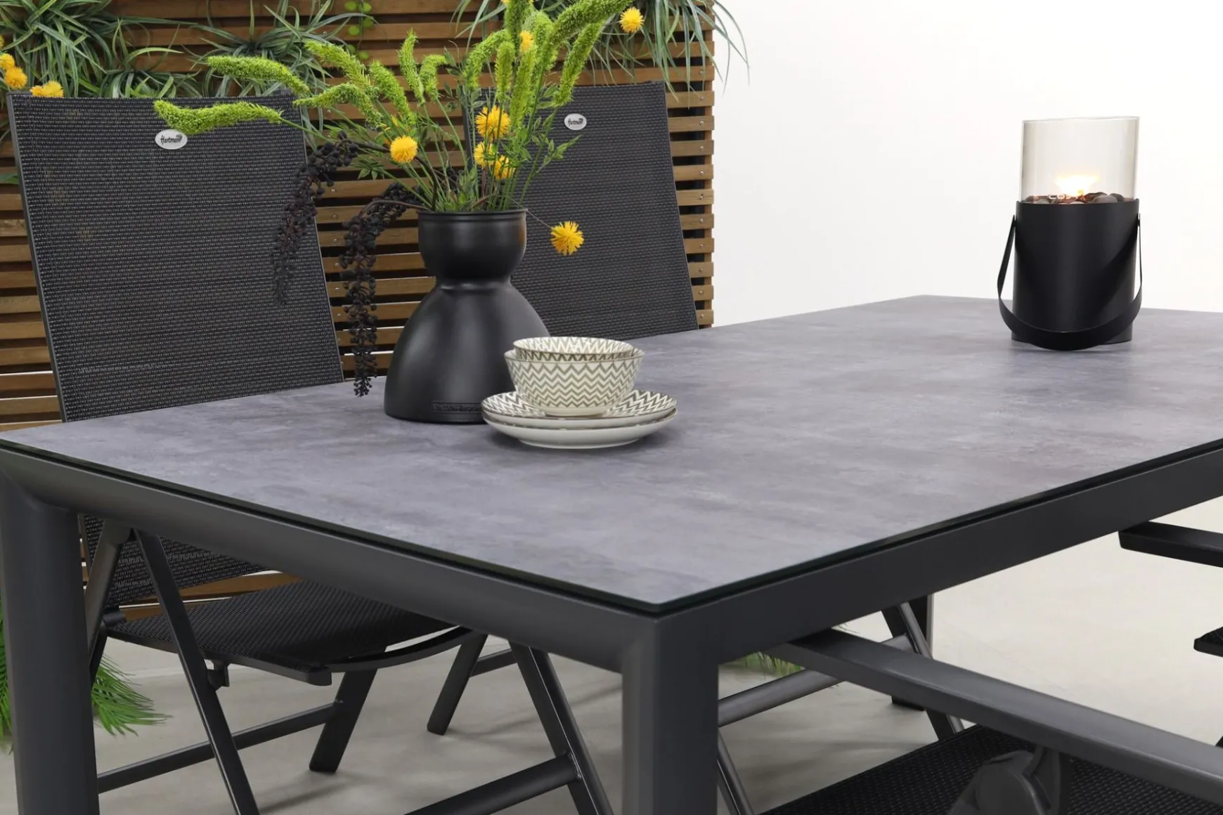 Hartman Napoli/Baltimor 180 cm. verstelbare tuinset - 5-delig