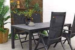 Hartman Napoli/Baltimor 180 cm. verstelbare tuinset - 5-delig