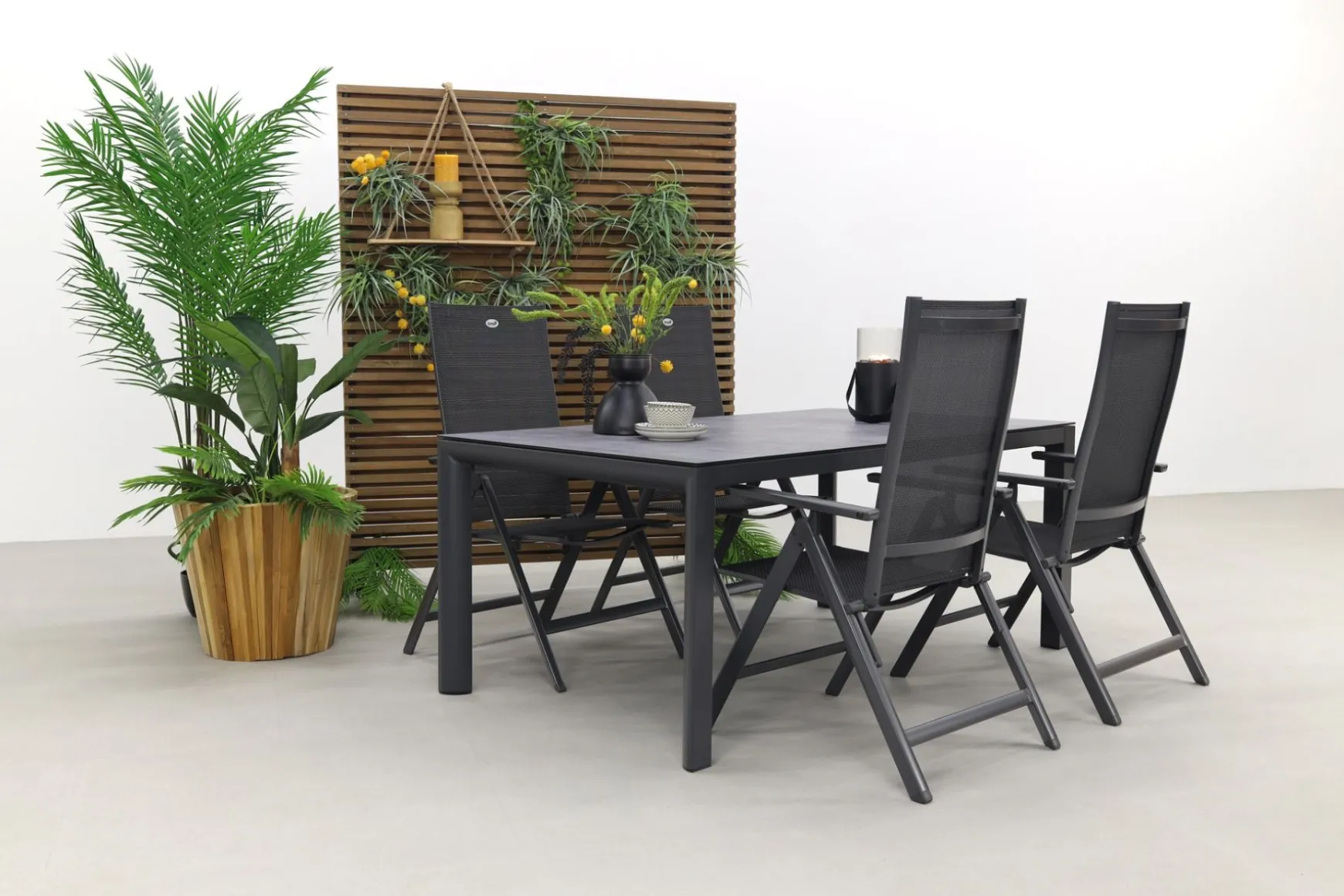 Hartman Napoli/Baltimor 180 cm. verstelbare tuinset - 5-delig