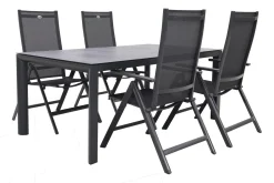 Hartman Napoli/Baltimor 180 cm. verstelbare tuinset - 5-delig