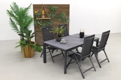 Hartman Napoli/Baltimor 180 cm. verstelbare tuinset - 5-delig