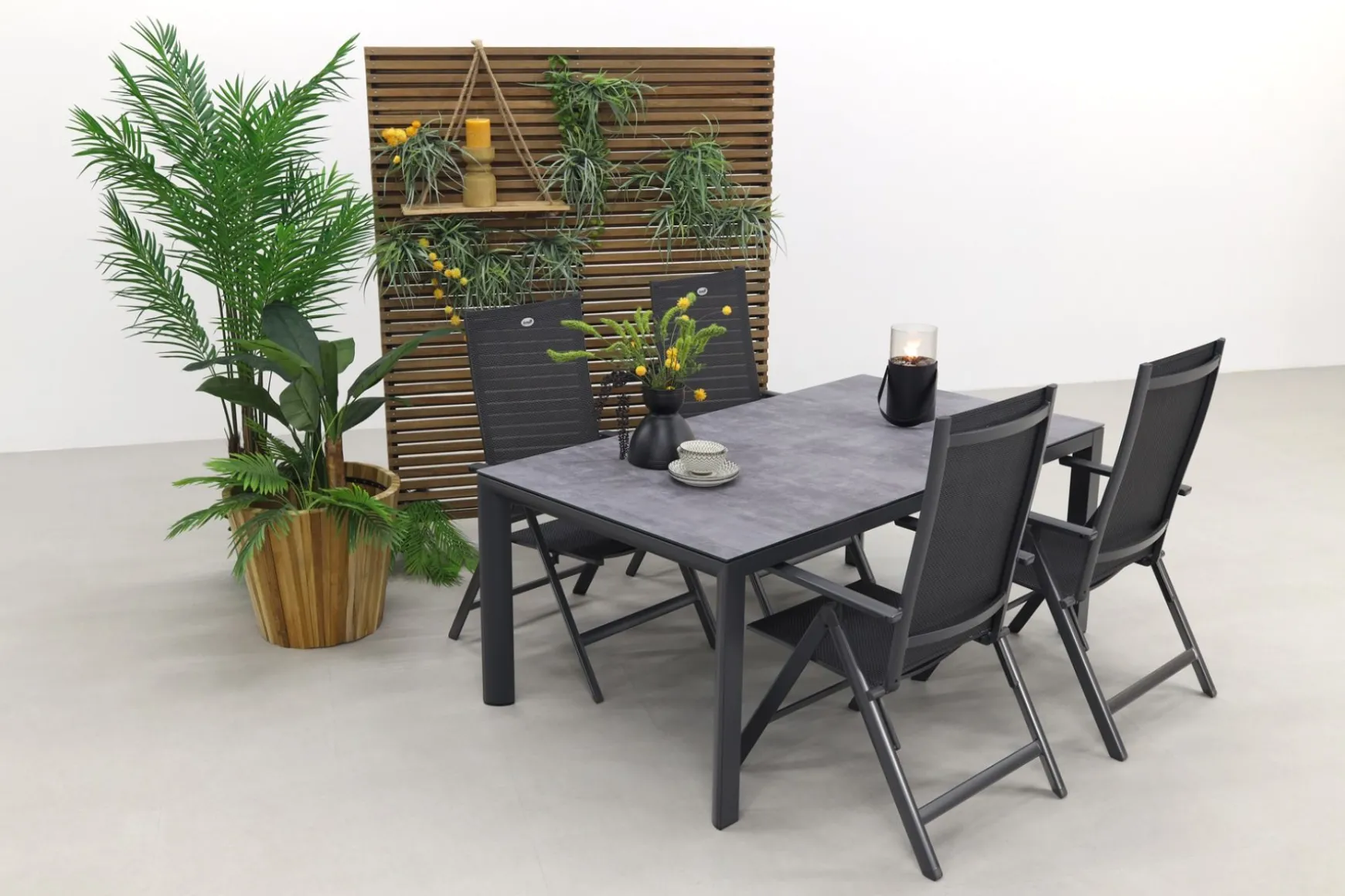 Hartman Napoli/Baltimor 180 cm. verstelbare tuinset - 5-delig