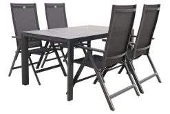 Hartman Napoli/Baltimor 150 cm. verstelbare tuinset - 5-delig
