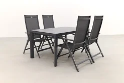 Hartman Napoli/Baltimor 150 cm. verstelbare tuinset - 5-delig