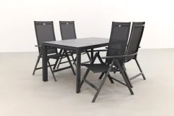 Hartman Napoli/Baltimor 150 cm. verstelbare tuinset - 5-delig