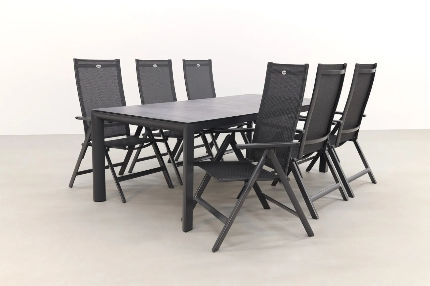 Hartman Napoli/Baltimor 220 cm. verstelbare tuinset - 7-delig