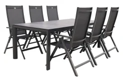 Hartman Napoli/Baltimor 220 cm. verstelbare tuinset - 7-delig