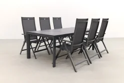 Hartman Napoli/Baltimor 220 cm. verstelbare tuinset - 7-delig
