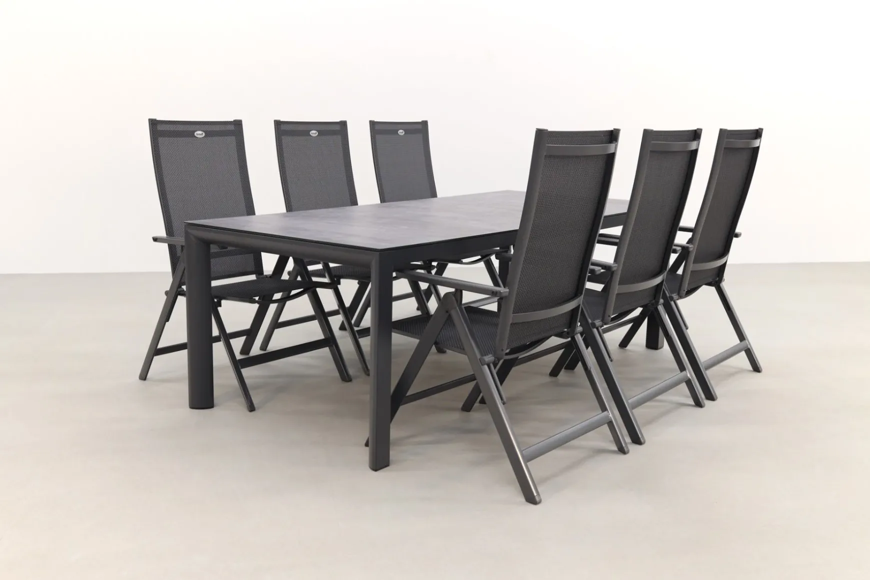 Hartman Napoli/Baltimor 220 cm. verstelbare tuinset - 7-delig