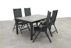 Hartman Napoli/Comino verstelbare tuinset (5-delig) - 163x105 cm.