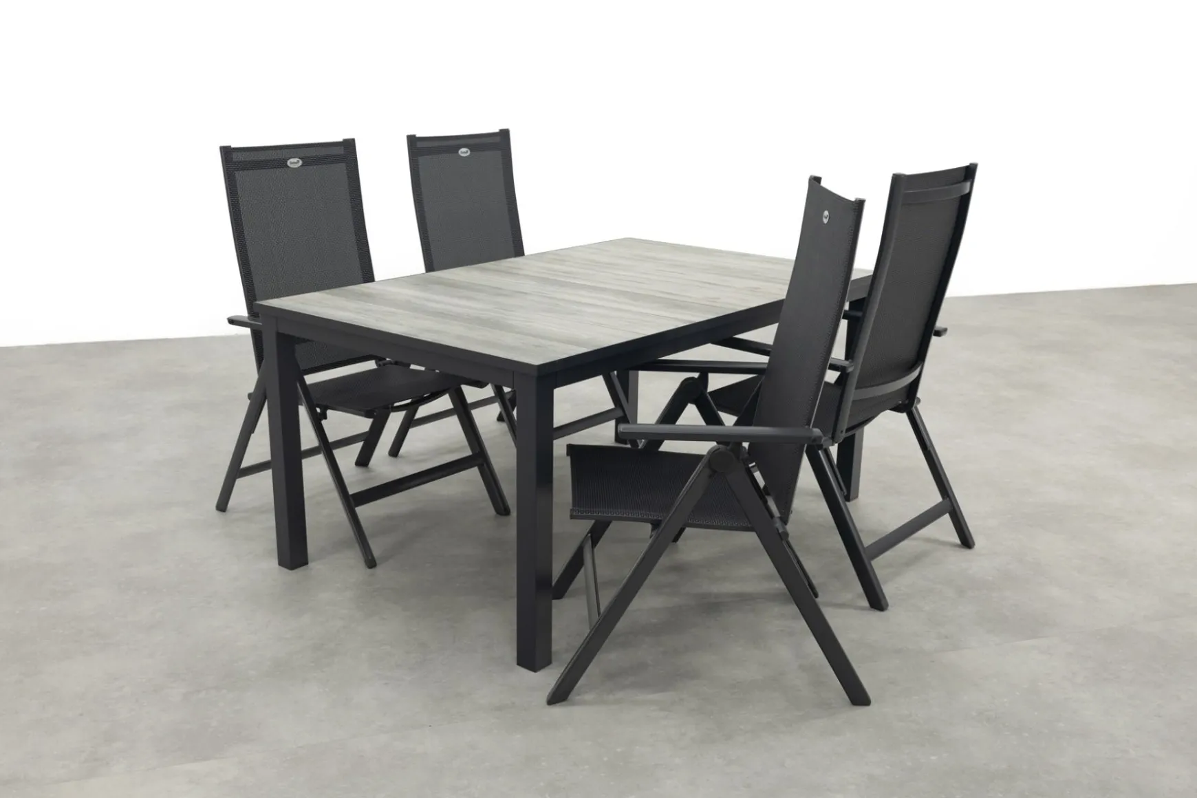 Hartman Napoli/Comino verstelbare tuinset (5-delig) - 163x105 cm.