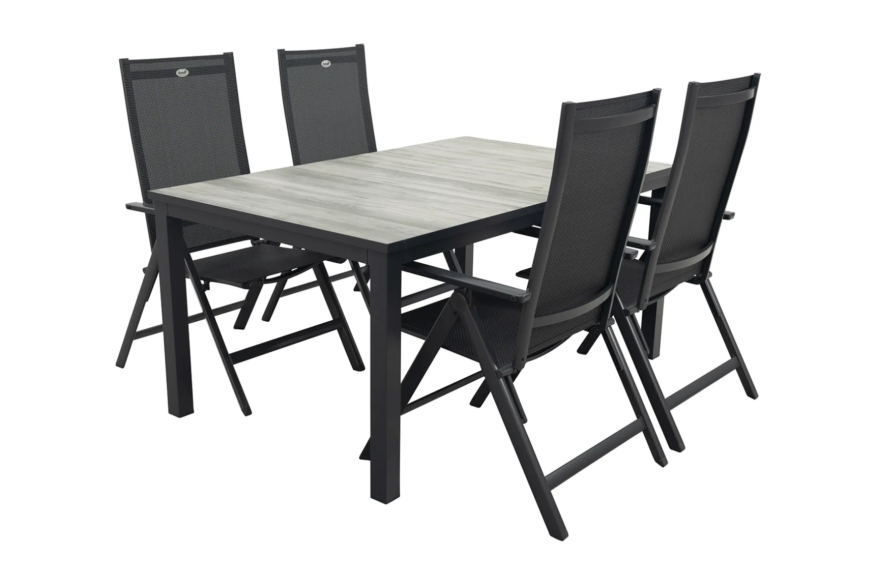 Hartman Napoli/Comino verstelbare tuinset (5-delig) - 163x105 cm.