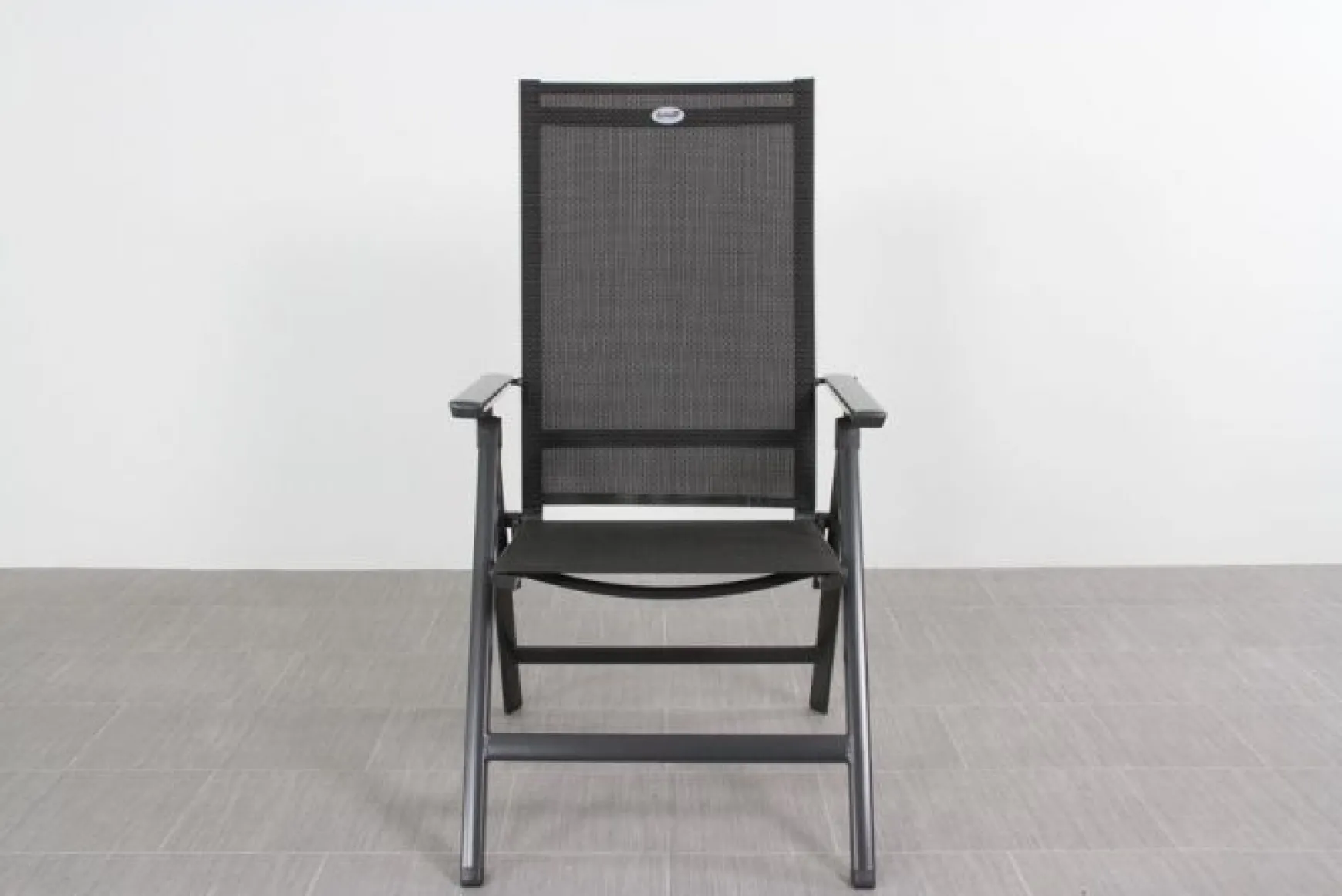 Hartman Napoli/Kings verstelbare tuinset antraciet - 220x100 cm. - Keramiek tafelblad