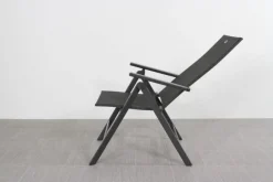 Hartman Napoli/Kings verstelbare tuinset antraciet - 220x100 cm. - Keramiek tafelblad