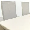Hartman Napoli/Kyra verstelbare tuinset voor 4 personen 180x90 cm. - Latte