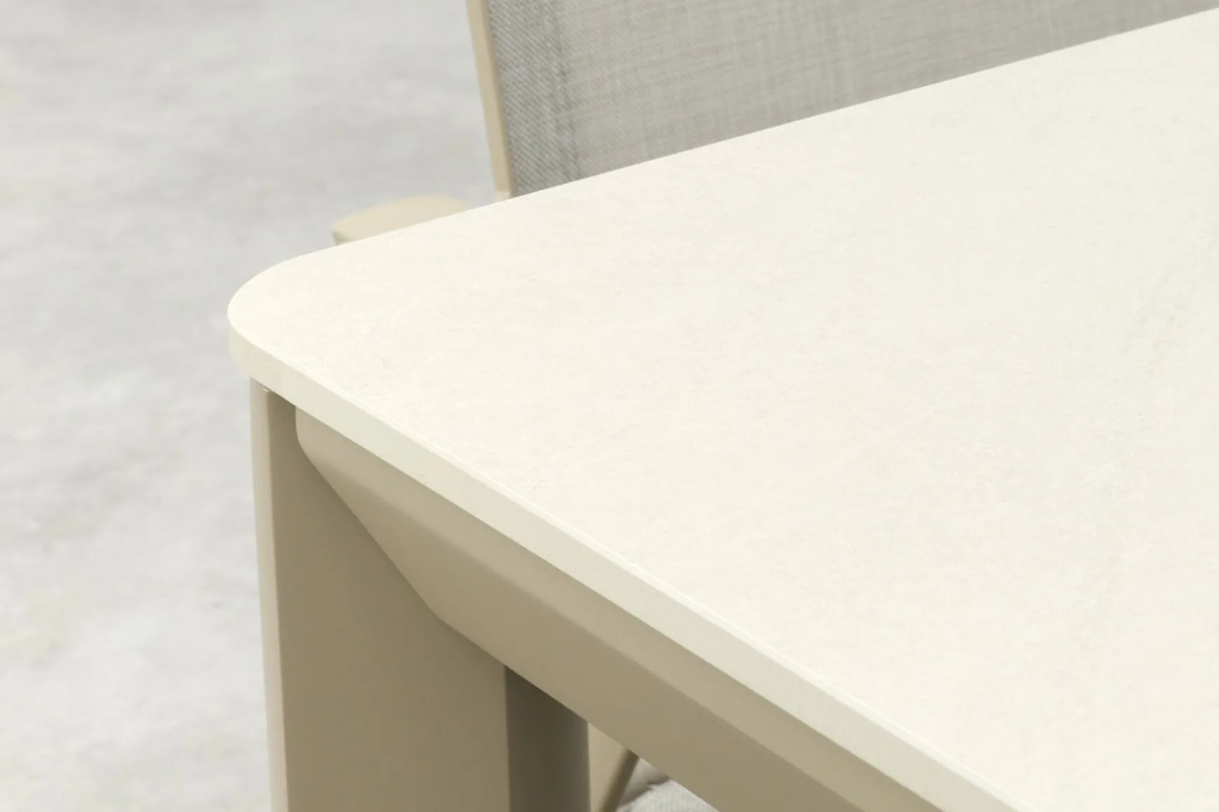 Hartman Napoli/Kyra verstelbare tuinset voor 4 personen 180x90 cm. - Latte