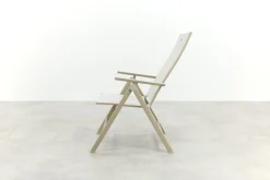 Hartman Napoli/Lena dining tuinset voor 4 personen 160x90 cm. - Latte