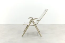 Hartman Napoli/Lena dining tuinset voor 4 personen 160x90 cm. - Latte