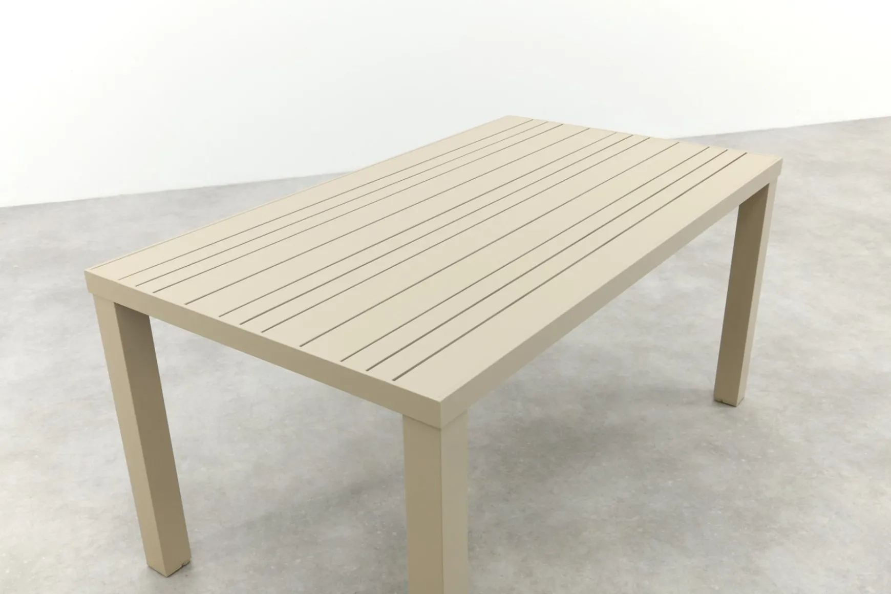 Hartman Napoli/Lena dining tuinset voor 4 personen 160x90 cm. - Latte