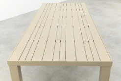 Hartman Napoli/Lena dining tuinset voor 4 personen 160x90 cm. - Latte