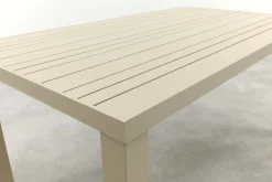 Hartman Napoli/Lena dining tuinset voor 4 personen 160x90 cm. - Latte