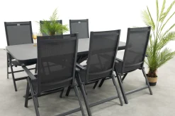Hartman Napoli/Montreal uitschuifbare tuinset - 200-260x100 cm.