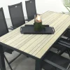 Hartman Napoli/Nola verstelbare tuinset 210x90 cm. - Antraciet/Houtlook