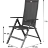 Hartman Napoli/Nola verstelbare tuinset 160x90 cm. - Antraciet/Houtlook