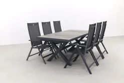 Hartman Napoli/Ottowa 205-265x100 cm. - 7-delige verstelbare tuinset