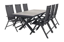 Hartman Napoli/Ottowa 205-265x100 cm. - 7-delige verstelbare tuinset