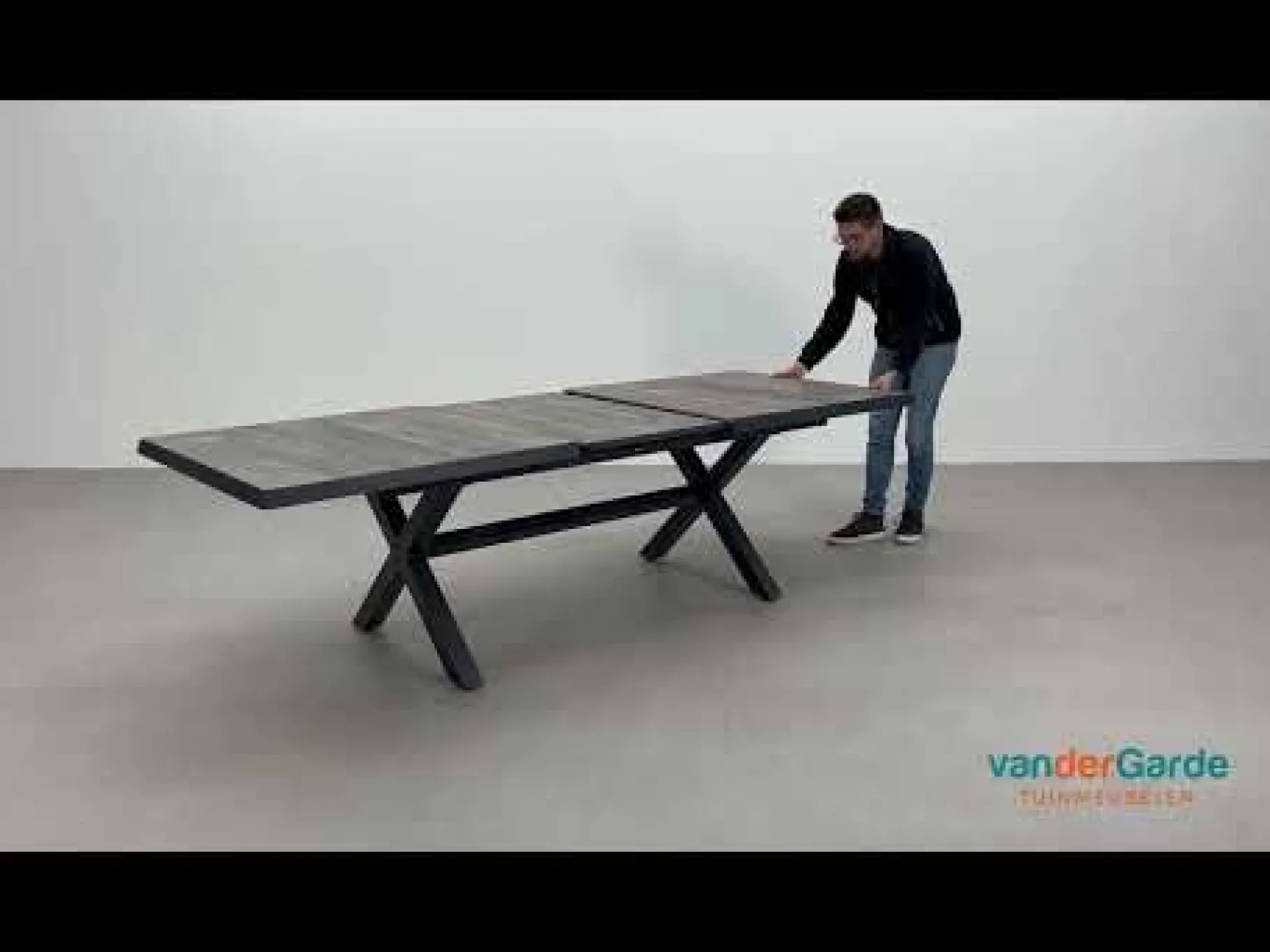 Hartman Napoli/Ottowa 205-265x100 cm. - 7-delige verstelbare tuinset