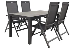 Hartman Napoli/President 160 cm. verstelbare tuinset - 5-delig