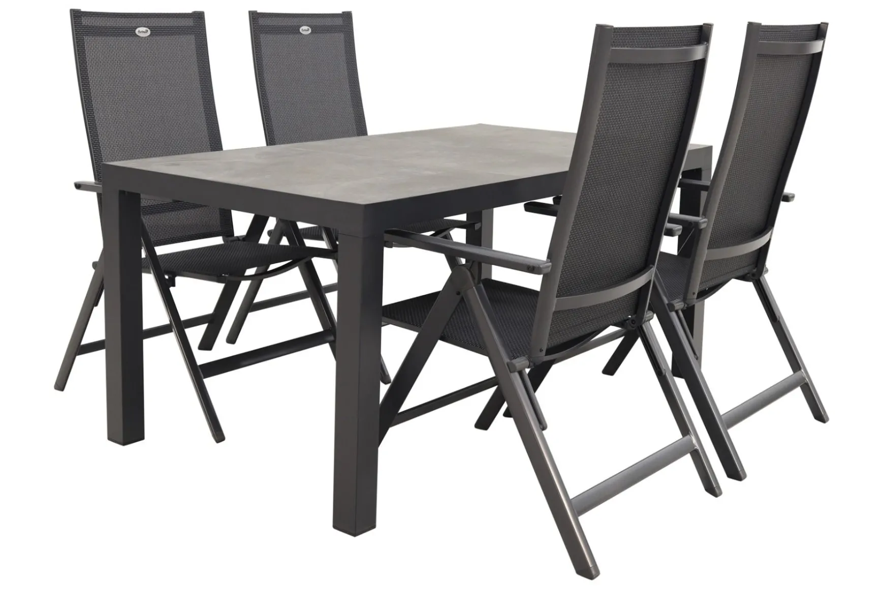 Hartman Napoli/President 160 cm. verstelbare tuinset - 5-delig