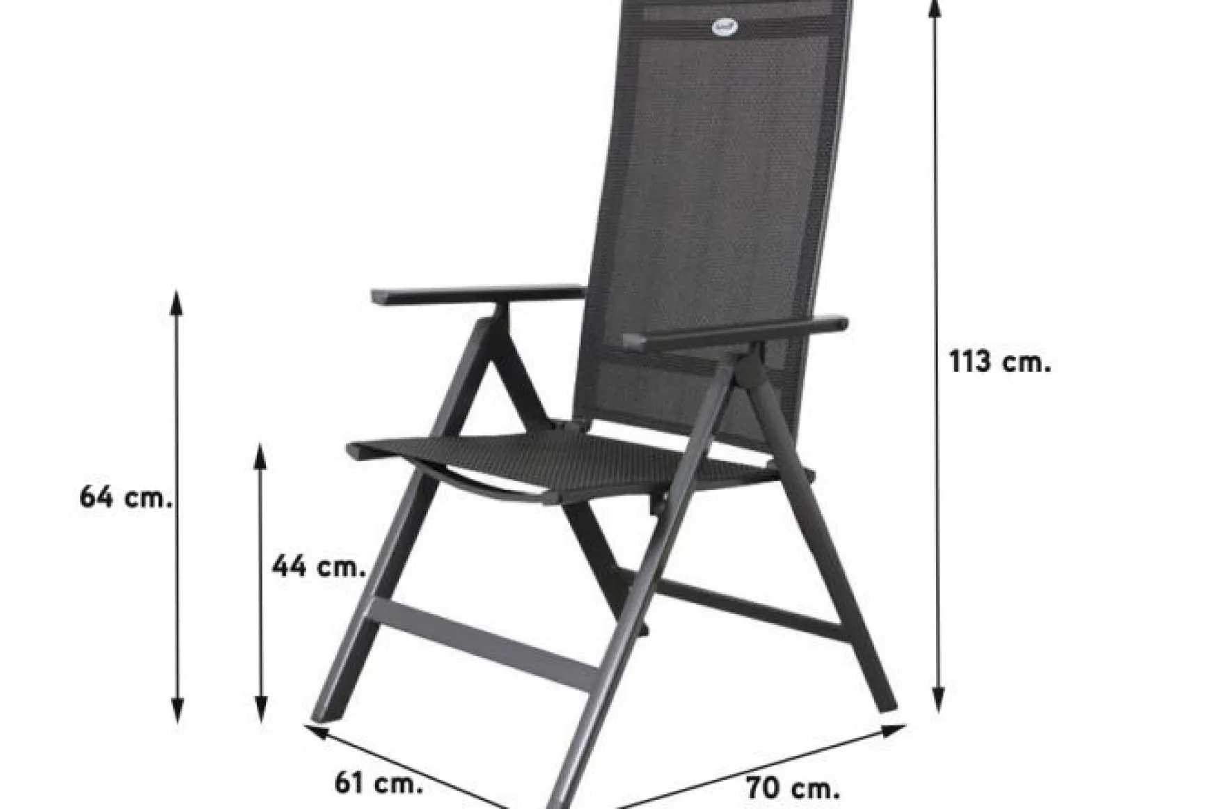 Hartman Napoli/President 160 cm. verstelbare tuinset - 5-delig