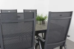 Hartman Napoli/Queens 160 cm. tuinset - 5-delig verstelbaar