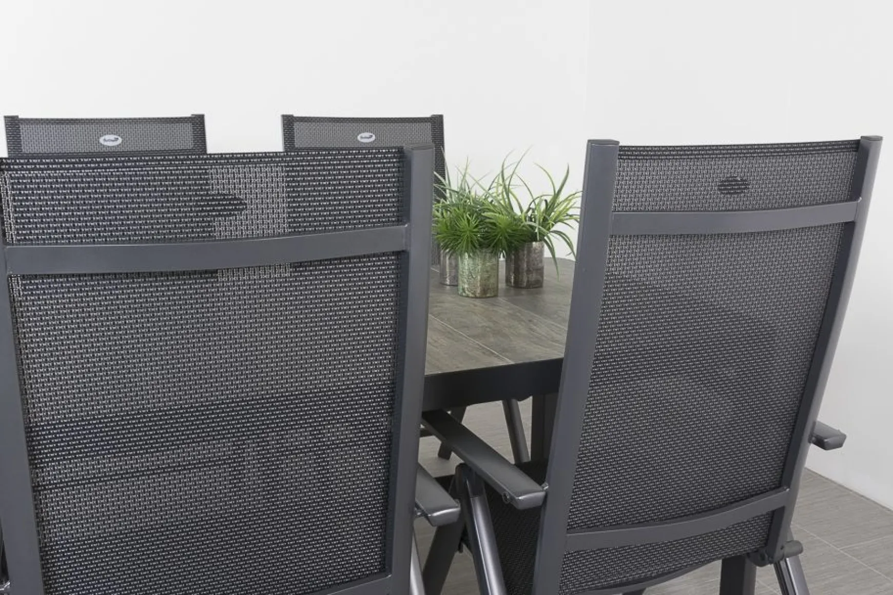 Hartman Napoli/Queens 160 cm. tuinset - 5-delig verstelbaar