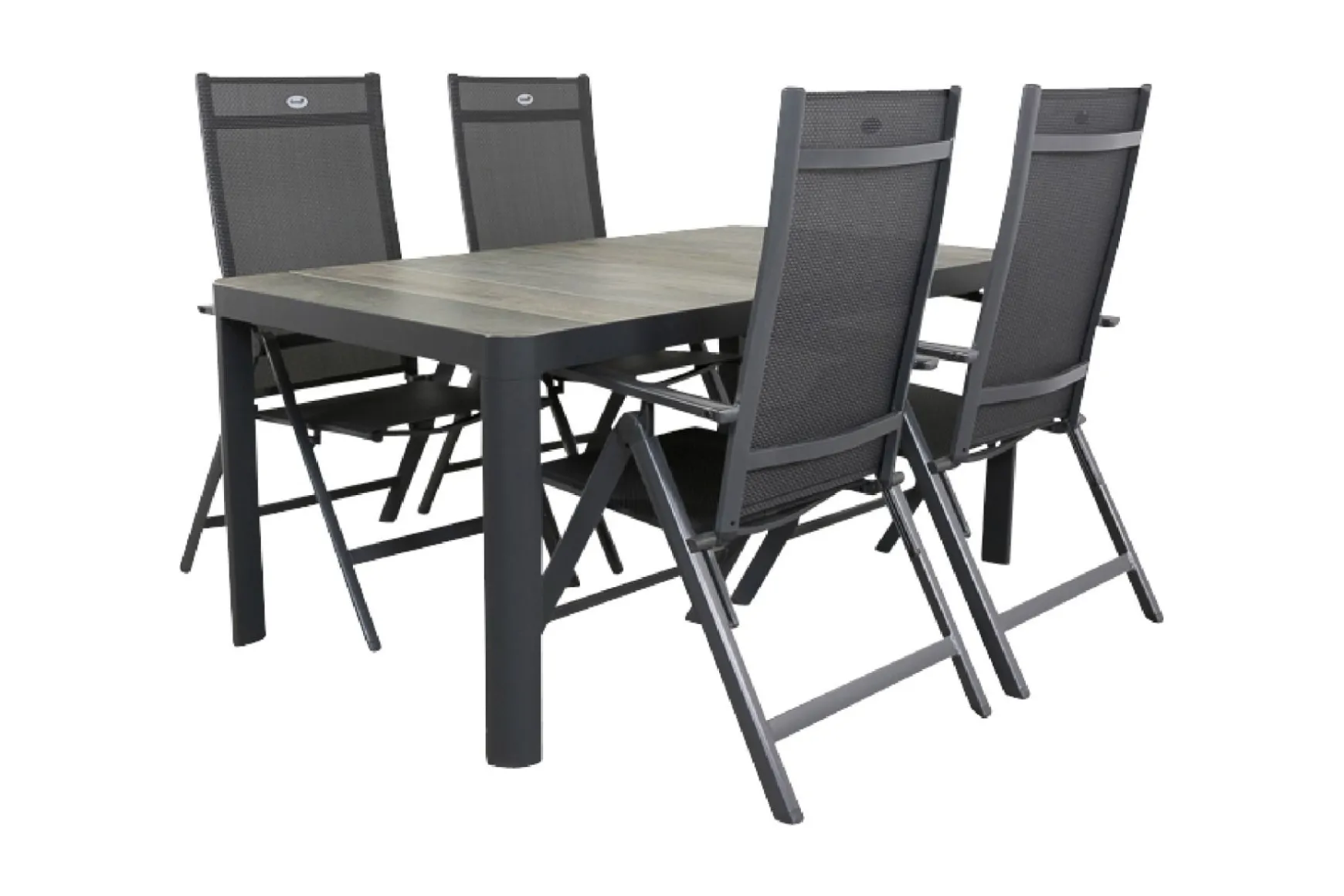 Hartman Napoli/Queens 160 cm. tuinset - 5-delig verstelbaar