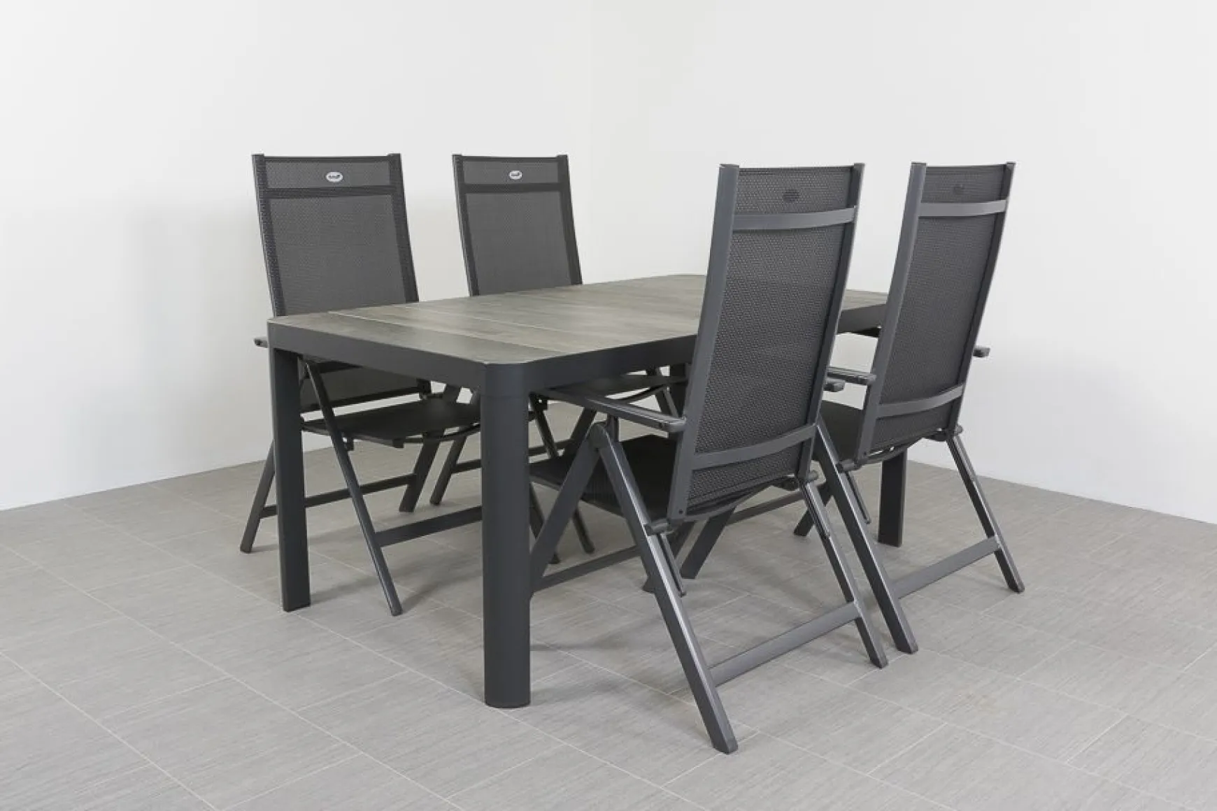 Hartman Napoli/Queens 160 cm. tuinset - 5-delig verstelbaar
