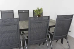 Hartman Napoli/Queens 220 cm. tuinset - 7-delig verstelbaar