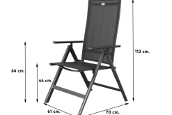 Hartman Napoli/Queens 220 cm. tuinset - 7-delig verstelbaar