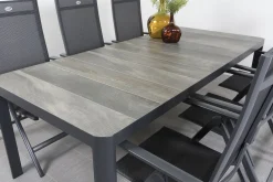 Hartman Napoli/Queens 220 cm. tuinset - 7-delig verstelbaar