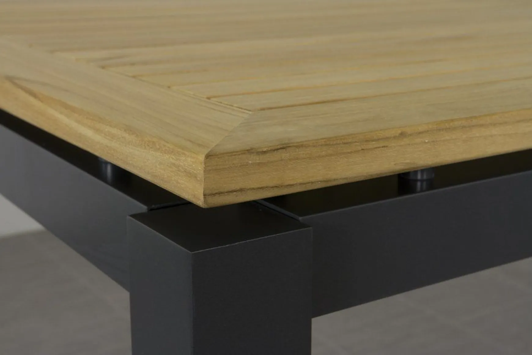 Hartman Napoli/Sonata verstelbare tuinset 160x90 cm. - Aluminium/Teak