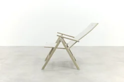 Hartman Napoli/Ventaro ovale verstelbare tuinset voor 6 personen 240x115 cm. - Latte