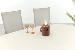 Hartman Napoli/Ventaro ovale verstelbare tuinset voor 6 personen 240x115 cm. - Latte